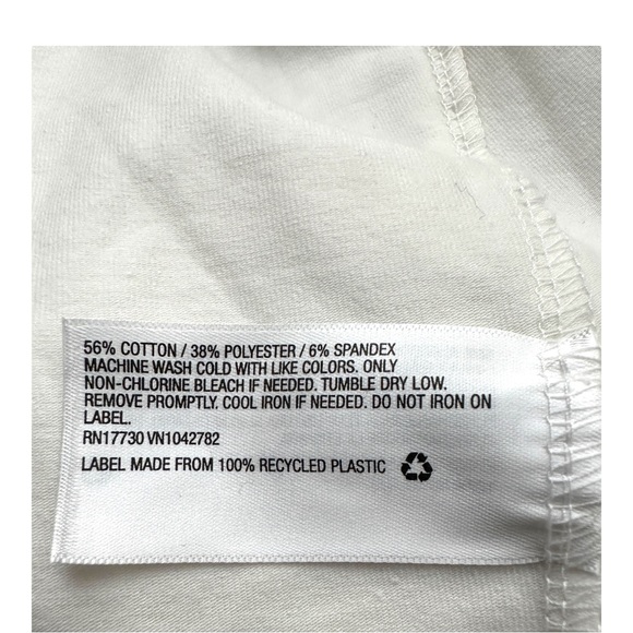 A New Day Solid White Sleeveless Ruffle Hem Dress Size M - Picture 9 of 9